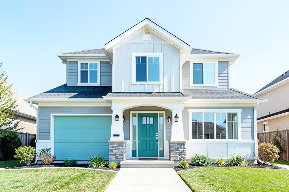 Contemporary Canadian home representing a new mortgage