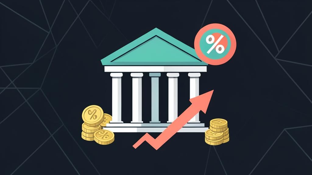 Modern bank building exterior representing bank vs broker comparison