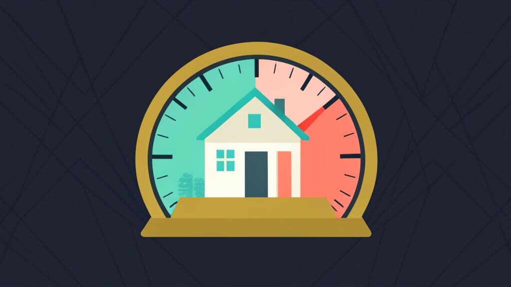 Qualification checklist clipboard and pressure gauge representing the Canadian mortgage stress test