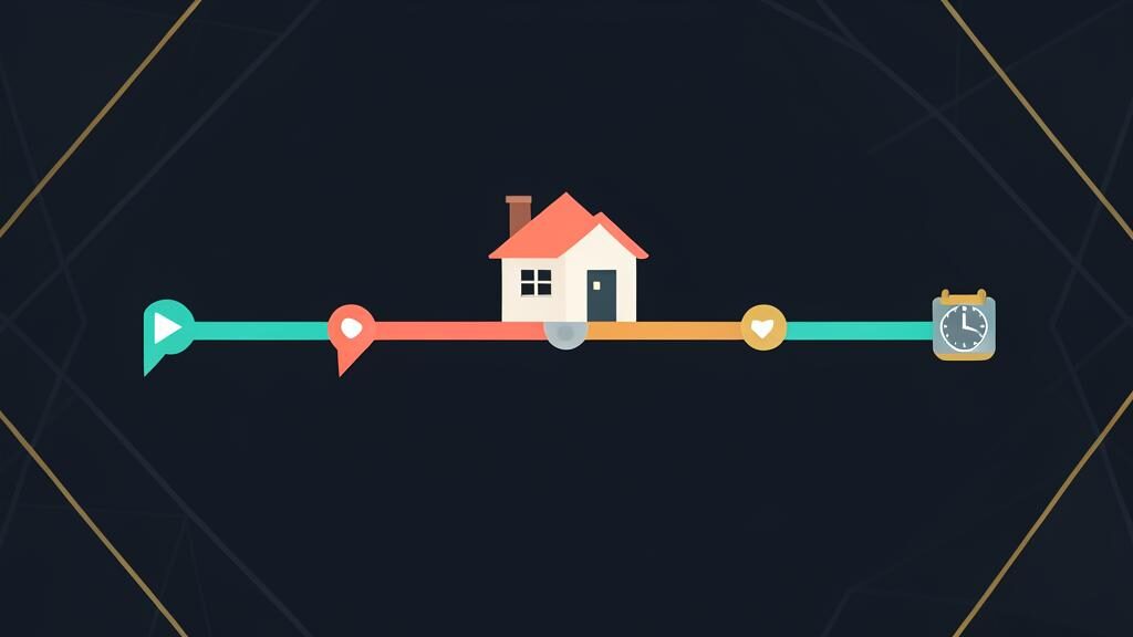 Hourglass beside a sealed approval document and a house representing mortgage pre-approval timing