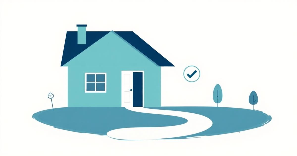 House with winding alternative pathway representing non-traditional residential mortgage options in Canada